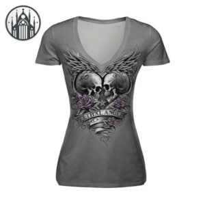 T-shirt Gothique Gris Streetwear — Univers Gothique