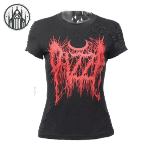 T-shirt Gothique Grunge Chat Noir — Univers Gothique