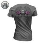 T-shirt Gothique En Coton Maillé De Qualité Supérieure