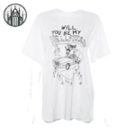 T-shirt Gothique En Coton Maillé Doux - Livraison Offerte! - Xs