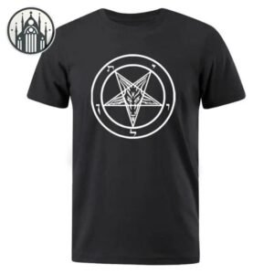 T-shirt Gothique Pentagramme Coton Bio — Univers Gothique