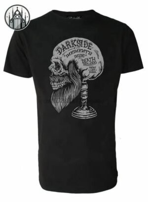 T-shirt Gothique Tête Mort Homme Bio — Univers Gothique