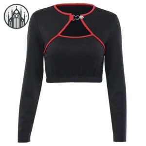 T-shirt Gothique Spandex Polyester Chat — Univers Gothique