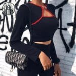 T-shirt Gothique Imprimé Chat: Confort Et Style Rebelle!