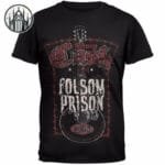 T-shirt Gothique Johnny Cash Folsom Prison - Ultra Doux & Extensible - s