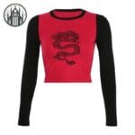 T-shirt Gothique Manche Transparente: Confort Et Style Rebelle - s