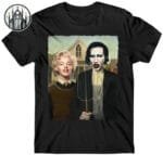 T-shirt Gothique Marilyn Manson – Livraison Standard Offerte - s