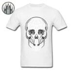 T-shirt Gothique Megadeath: Adopte Un Style Morbide! Blanc / s