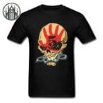 T-shirt Gothique Punisher Pour Homme: Coton Bio Doux Et Extensible - Noir / Xs