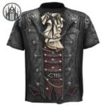 T-shirt Gothique Rock n Roll: Impression 3d Hd Confort Maximal - Xxs
