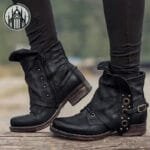 Talon Carré En Cuir Pu Avec Livraison Offerte