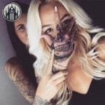 Tatouage éphémère Gothique: Crée Un Look Intense Et Mystérieux En Un Instant - Tête De Mort