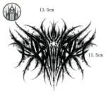 Tatouage éphémère Gothique: Crée Un Look Intense & Mystérieux En Un Instant! - 4pc
