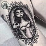 Tatouage Gothique Temporaire: Look Mystérieux En Un Instant! - 1pc