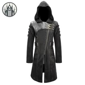 Trench-coat Gothique Homme Capuche