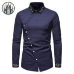 Top Mode Coupe Ajustée En Coton Biologique Livraison Offerte! - Bleu / s