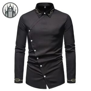 Haut Gothique Asymétrique Coton — Univers Gothique