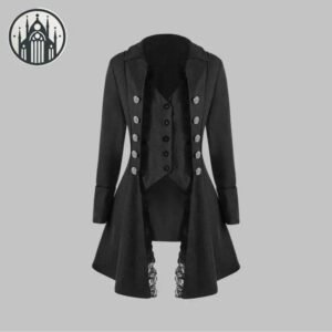 Manteau Gothique Vintage Longue Femme