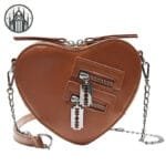 Un Sac à Main Gothique Pour Exprimer Ta Féminité Alternative! Marron
