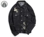 Veste Gothique Denim Emo Noir — Univers Gothique