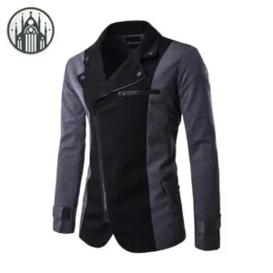 Veste Gothique à Col Montant Pour Un Style Démoniaque