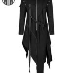 Veste Gothique Manches Amovibles Capuche