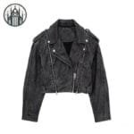 veste gothique biker en cuir vieilli livraison offerte xs 296 Veste Gothique Biker En Cuir Vieilli - Livraison Offerte! - Xs