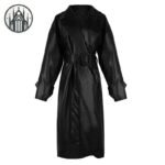 Manteau Gothique Simili Cuir Long — Univers Gothique (vue 2)
