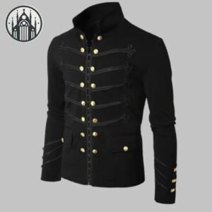 Veste Gothique Punk Élégance — Univers Gothique