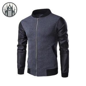 Veste Gothique Simili Cuir Polaire — Univers Gothique