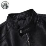 Veste Gothique En Simili Cuir Noir Pour Homme