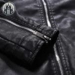 Veste Gothique En Simili Cuir Noir Pour Homme