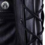 Veste Gothique Cuir Militaire Lacets — Univers Gothique (vue 6)