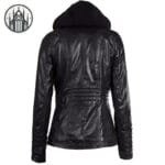 Veste Gothique Femme Avec Fourrure Aux Manches