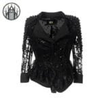 Veste Gothique Femme En Dentelle: Style Démoniaque! - s