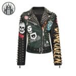 Veste Gothique Tête Mort Graffiti — Univers Gothique