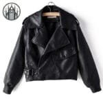 Veste Gothique Femme En Simili Cuir Résistant – Guide Des Tailles - Noir / s