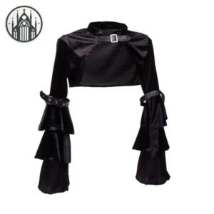 Veste Gothique Courte Simili Cuir — Univers Gothique