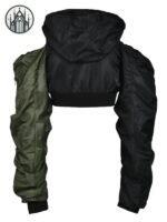 Veste Gothique Capuche Manches Amovibles — Univers Gothique (vue 3)