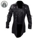 Veste Gothique Homme En Cuir Pu Résistant à L’abrasion - Livraison Offerte - 5xl