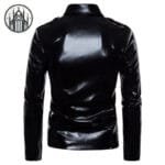 Veste Gothique Homme En Cuir Tressé