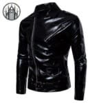 Veste Gothique Homme En Cuir Tressé - s