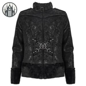 Veste Gothique Cuir Homme Épais — Univers Gothique