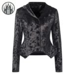 Veste Gothique Velours Longue — Univers Gothique