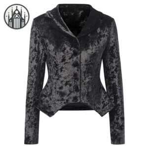 Veste Gothique Velours Longue — Univers Gothique