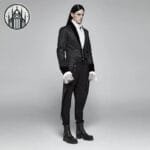Veste Gothique Noir 2 En 1 - Style Démoniaque!