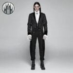 Veste Gothique Noir 2 En 1 - Style Démoniaque!