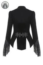 Veste Gothique Noire à Rivet - Protection Supérieure & Livraison Offerte
