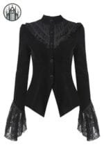 Veste Gothique Noire à Rivet - Protection Supérieure & Livraison Offerte - s