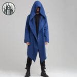Veste Gothique Polyvalente En Coton Noir - Bleu / m